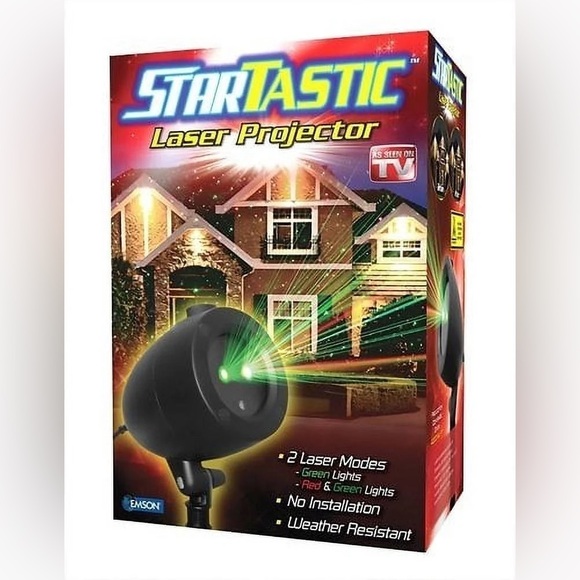 StarTastic Holiday Outdoor Light Show Laser Projection As Seen On TV NIB - Picture 1 of 16